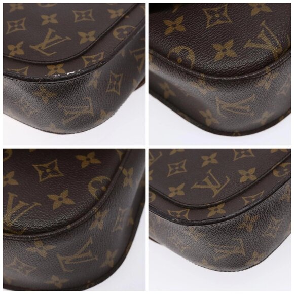 LOUIS VUITTON Monogram Saint Cloud GM Shoulder Bag M51242 LV Auth 135036 - Picture 14 of 16